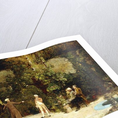 The Fencing Lesson, c.1879 by Walter Gay