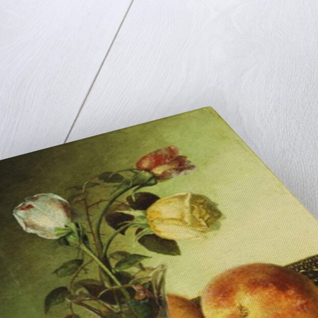 Roses, Peaches and Cherries, 1891 by Robert Spear Dunning