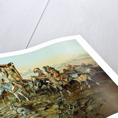 In the Wake of the Hunters, 1896 by Charles Marion Russell