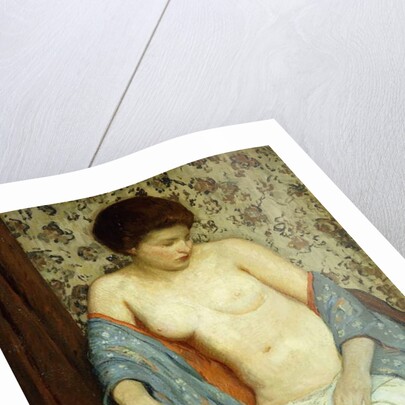 Nude with Blue Kimono by Rae Sloan Bredin