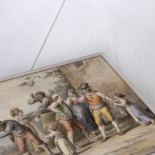 Neopolitans gesturing to a Deaf Mute Person; Gesti Mutoloparlanti Napolitani, 1815 by Saviero Xavier della Gatta