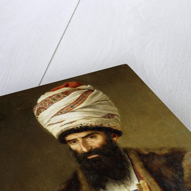 Portrait of Asghar Khan, Ambassador of Persia, 1808 by French School