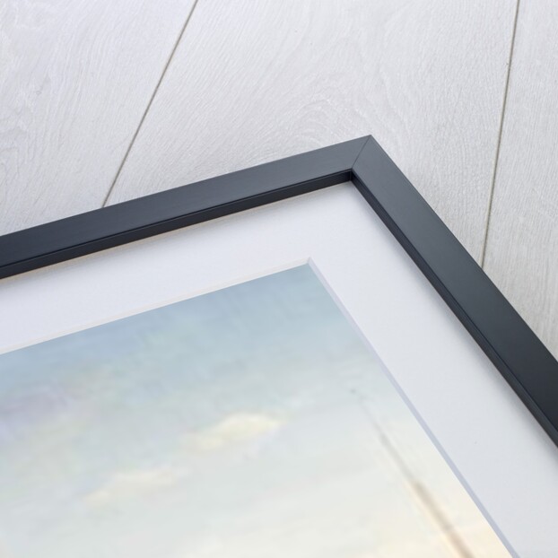 Magdeburg on the banks of the River Elbe - View from the East to the West; Magdeburg an der Elbe; Ansicht von Ost nach West, 1853 by Johann Philipp Eduard Gartner