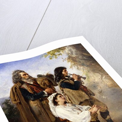 Pagans before the Altar by Anton Romako