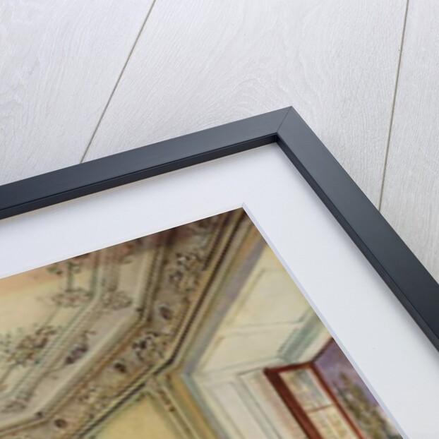 Interior view of the Salon of a Castle in Obertwaltersdorf by Rudolph von Alt