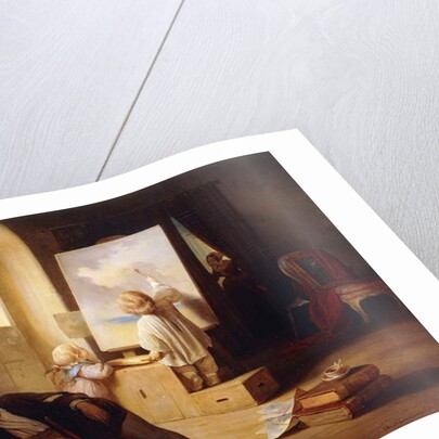 The Sleeping Painter by Josef Danhauser