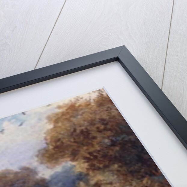 A Carriage in a London Street by Eugene-Louis Lami