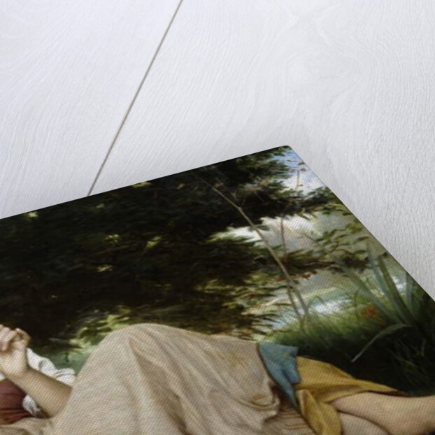 A Moment's Rest, 1871 by François Alfred Delobbe