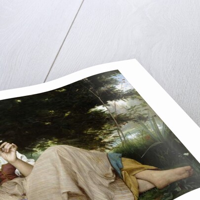 A Moment's Rest, 1871 by François Alfred Delobbe