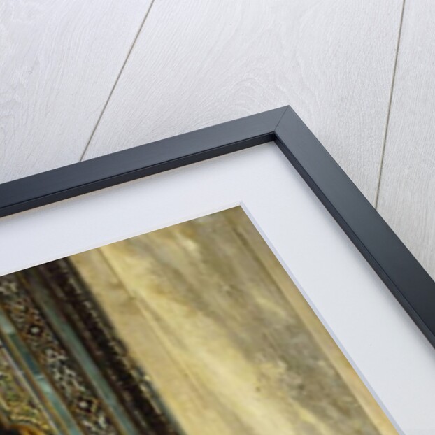 A Turkish Lady Praying in the Green Mosque, Bursa, 1878 by Stanislaus von Chlebowski