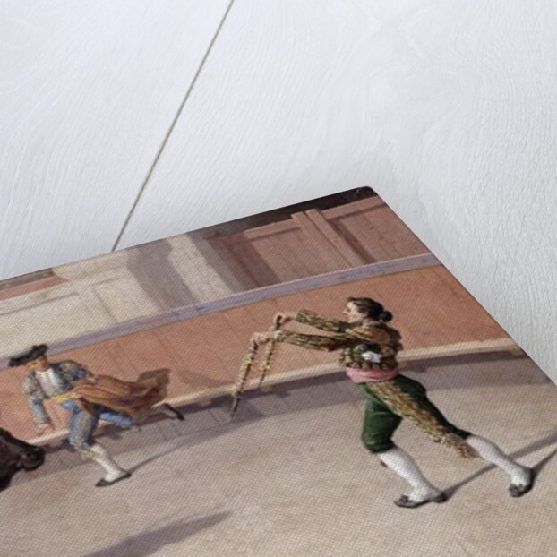 Bullfighting Scene, 19th C. by Spanish School