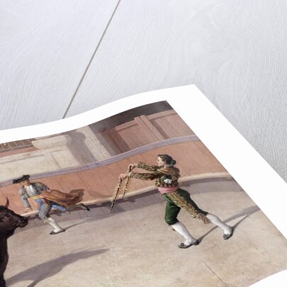 Bullfighting Scene, 19th C. by Spanish School