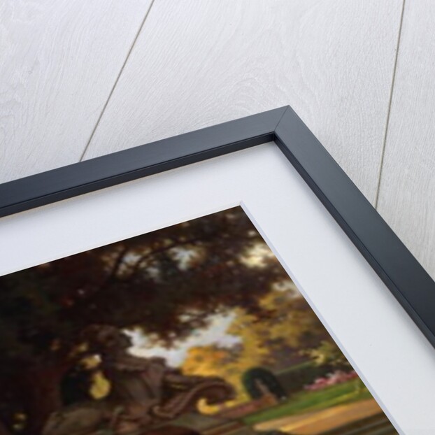 Arranging Flowers by Wilhelm Menzler