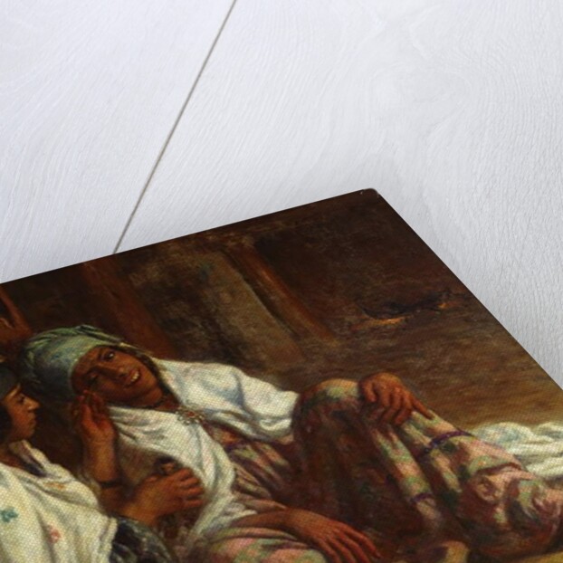 Young Girls using Make-up by Alphonse Etienne Dinet