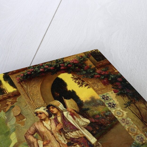 In the Garden of the Harem by Rudolphe Ernst