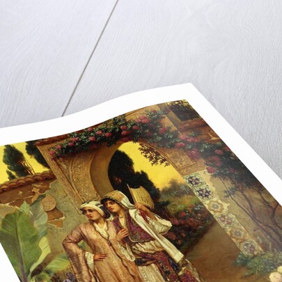 In the Garden of the Harem by Rudolphe Ernst