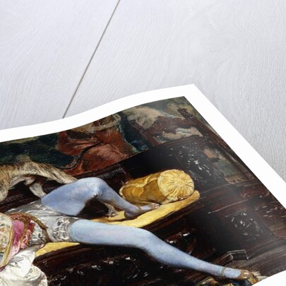 A Young Page, Playing with a Greyhound by Giovanni Boldini