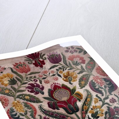 A Full-colour Cartoon of Tapestry, Silk or Wallpaper, c.1830-40 by English School