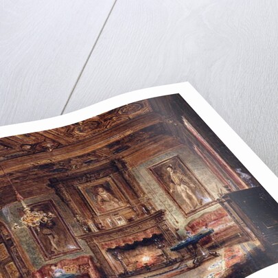 The Salon at the Chateau de Marchais, 1852 by Francois Edme Ricois