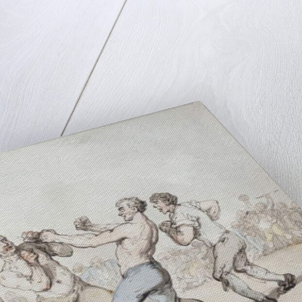 The Boxing Match by Thomas Rowlandson