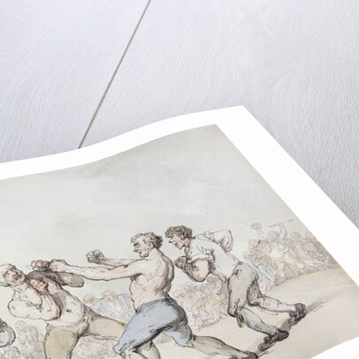 The Boxing Match by Thomas Rowlandson