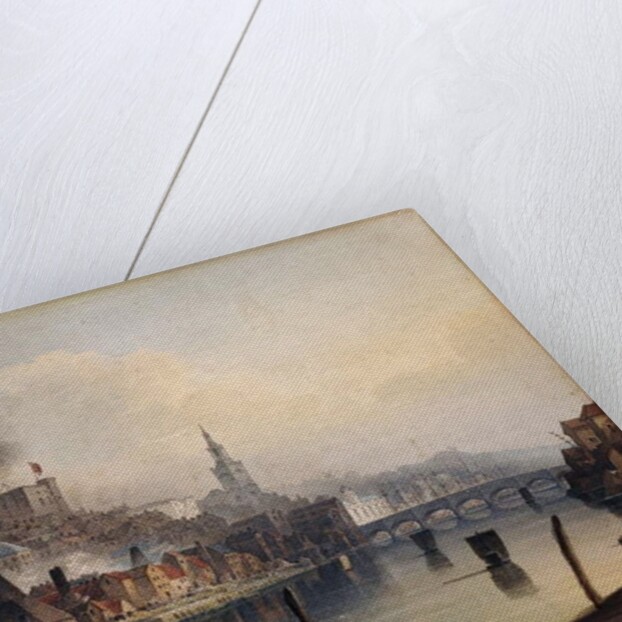 A View of Newcastle from the River Tyne, c.1810 by English School