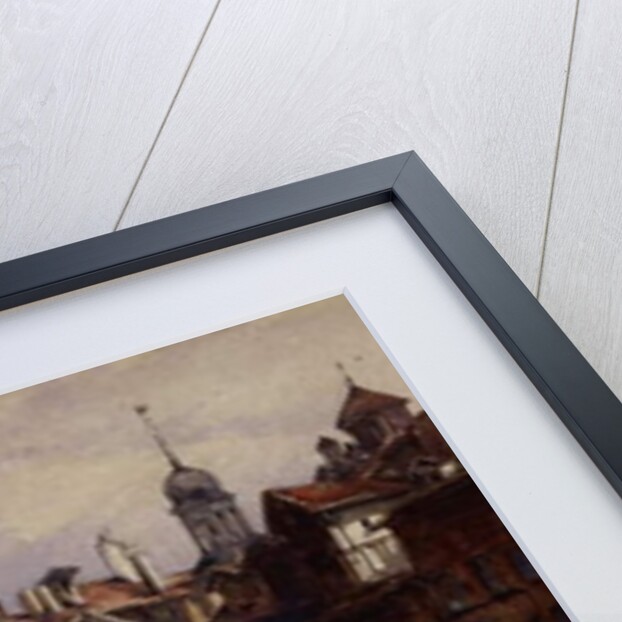 Old Houses on the Rhone at Geneva, 1856 by William Callow