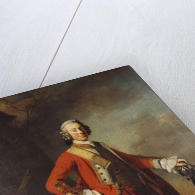 Portrait of John Campbell, 4th Earl of Loudon, in the uniform of his regiment, known as Loudon's Highlanders, 1747 by Allan Ramsay