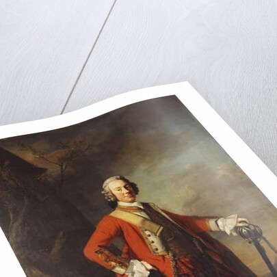 Portrait of John Campbell, 4th Earl of Loudon, in the uniform of his regiment, known as Loudon's Highlanders, 1747 by Allan Ramsay