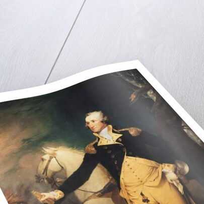 Portrait of General George Washington at the Battle of Trenton by Rober Muller