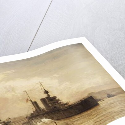 The First Battle Squadron leaving the Forth for the Battle of Jutland, 1917 by William Lionel Wyllie