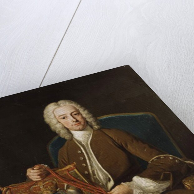 Portrait of John, Lord Henry, three-quarter-length, seated in a Brown Ermine Lined Coat, with the Purse of Lord Privy Seal, 1741 by Jean-Baptiste van Loo