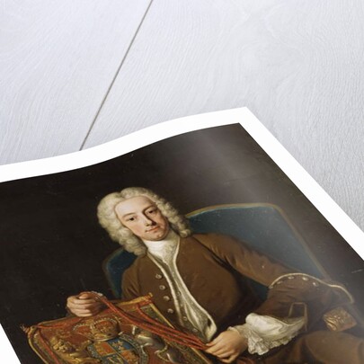 Portrait of John, Lord Henry, three-quarter-length, seated in a Brown Ermine Lined Coat, with the Purse of Lord Privy Seal, 1741 by Jean-Baptiste van Loo