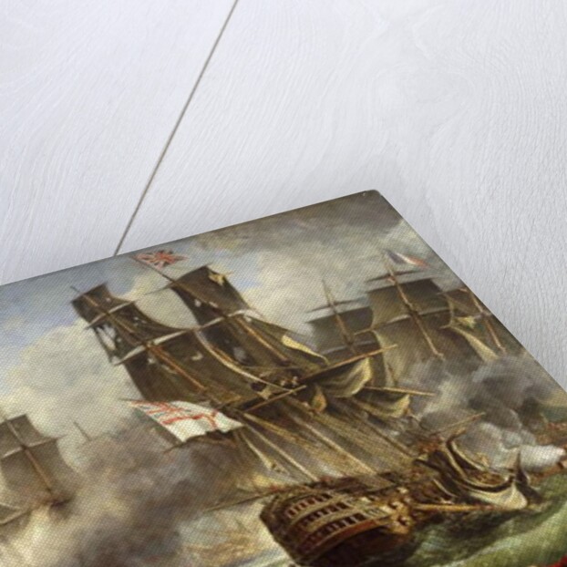 The Battle of Trafalgar by English School