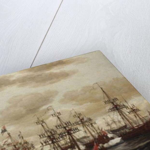 The Landing of Princess Charlotte at Harwich in 1761, 1762 by John the Elder Cleveley