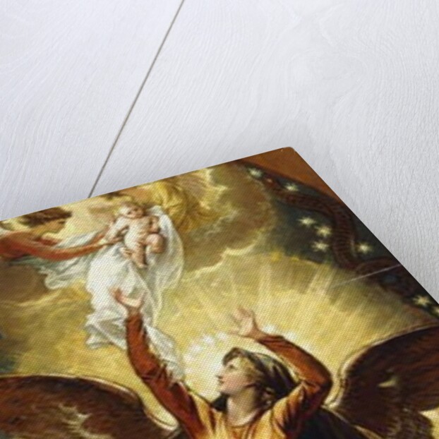 The Woman Clothed with the Sun Fleeth from the Persecution of the Dragon by Benjamin West