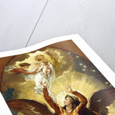 The Woman Clothed with the Sun Fleeth from the Persecution of the Dragon by Benjamin West