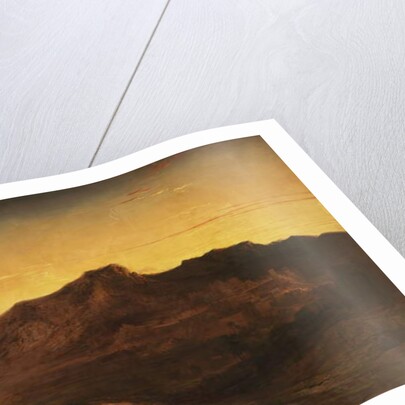 The Flight into Egypt - When He Arose, He Took the Young Child and His Mother by Night, and Departed into Egypt.-Matthew II, 14, 1842 by John Martin