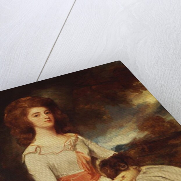 Portrait of Mrs. Moody Second Wife of Samuel Moody by George Romney