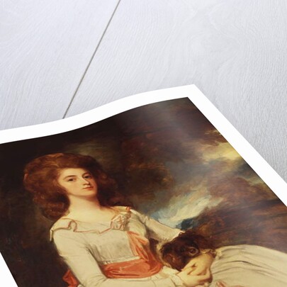 Portrait of Mrs. Moody Second Wife of Samuel Moody by George Romney