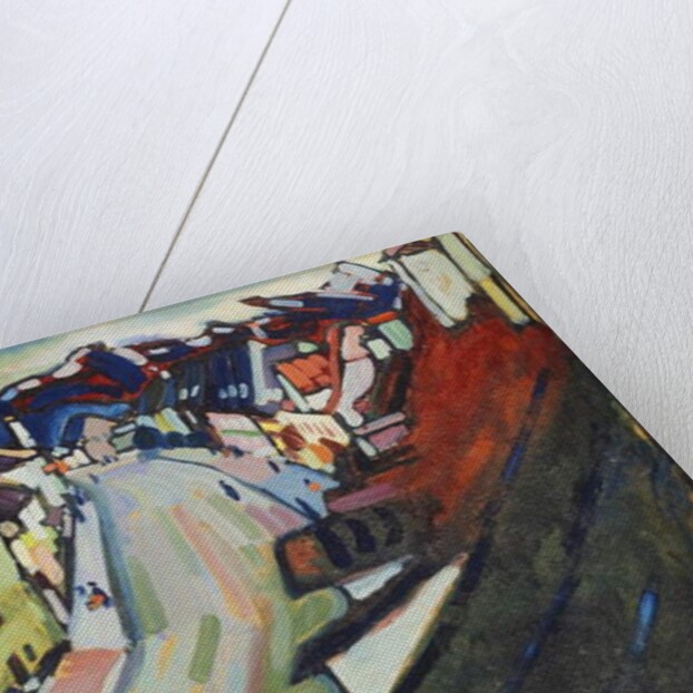 Murnau-upper Market Street; Marnau-Obermarkt, 1908 by Wassily Kandinsky