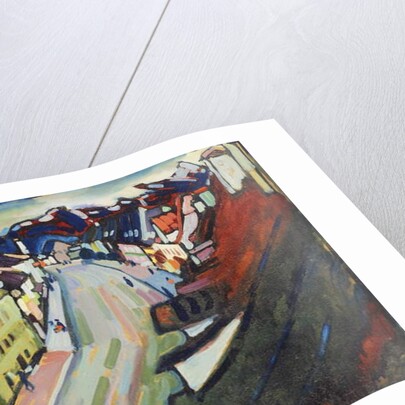 Murnau-upper Market Street; Marnau-Obermarkt, 1908 by Wassily Kandinsky