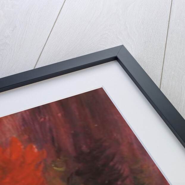 Large Still life: Red and Yellow Dahlia; Grosses Stilleben: Rote und Gelbe Dahlien, 1937 by Alexej von Jawlensky