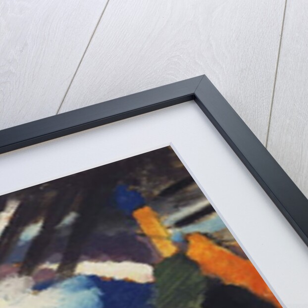 Murnau Castle and the Church II; Murnau, Schloss und Kirche II, 1909 by Wassily Kandinsky