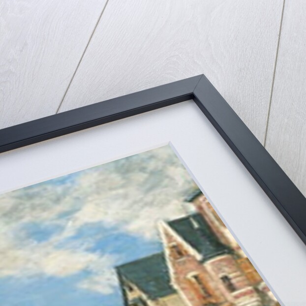 Malakoff Tower and the Shore at Trouville; La Tour Malakoff et le Rivage a Trouville, 1877 by Eugene Louis Boudin