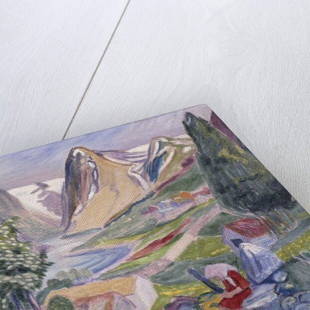 Kari at Sunde; Kari paa Sunde by Nikolai Astrup