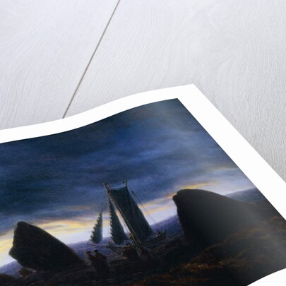 Fishing Boat by the Baltic Sea, ca. 1830-35 by Caspar David Friedrich