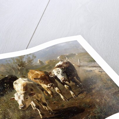 Gang zur Tranke, 1888 by Anton Braith