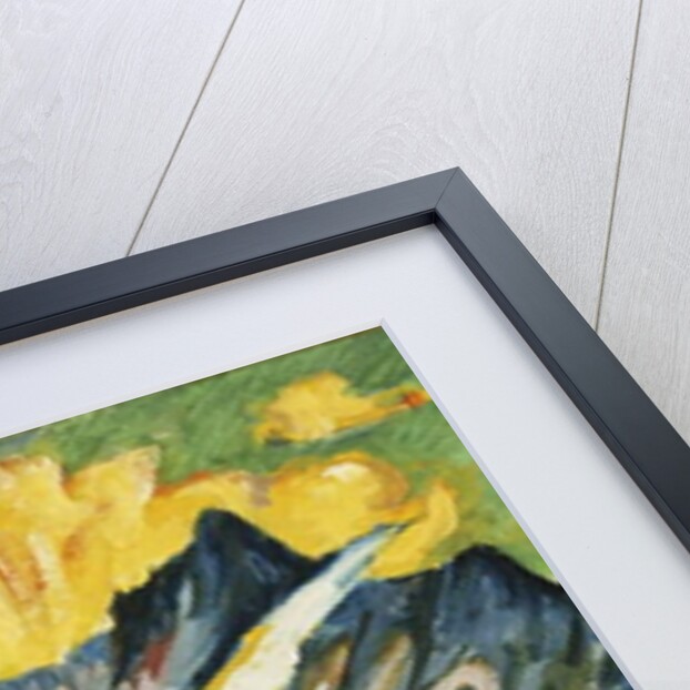 Alpleben, Triptych; Alpleben, Triptychon, 1918 by Ernst Ludwig Kirchner