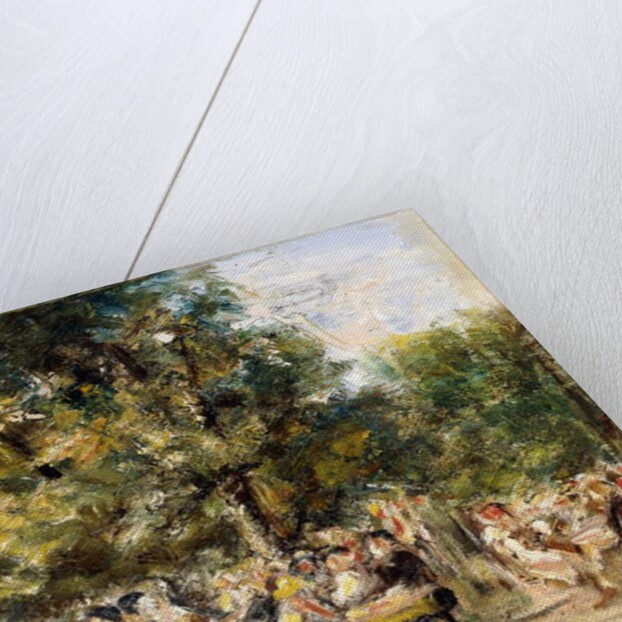 A Garden Restaurant on the River Havel; Gartenlokal an der Havel, 1933 by Max Liebermann